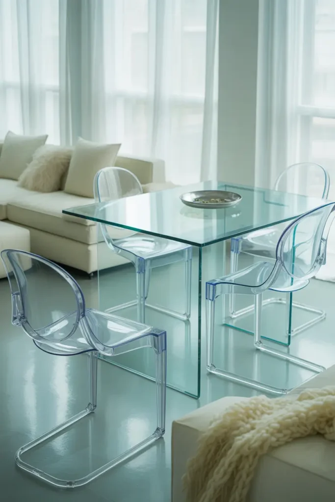 Clear Furniture That Blends Into the Space