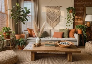 Earthy Apartment Aesthetic Ideas with Natural Decor