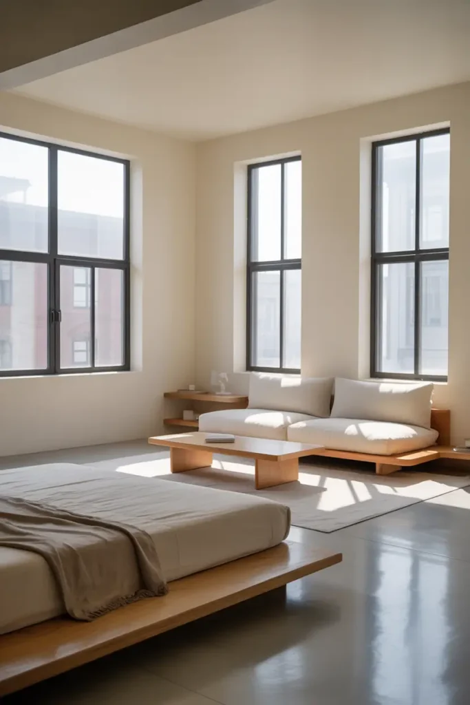 Low Furniture That Creates Height Illusion