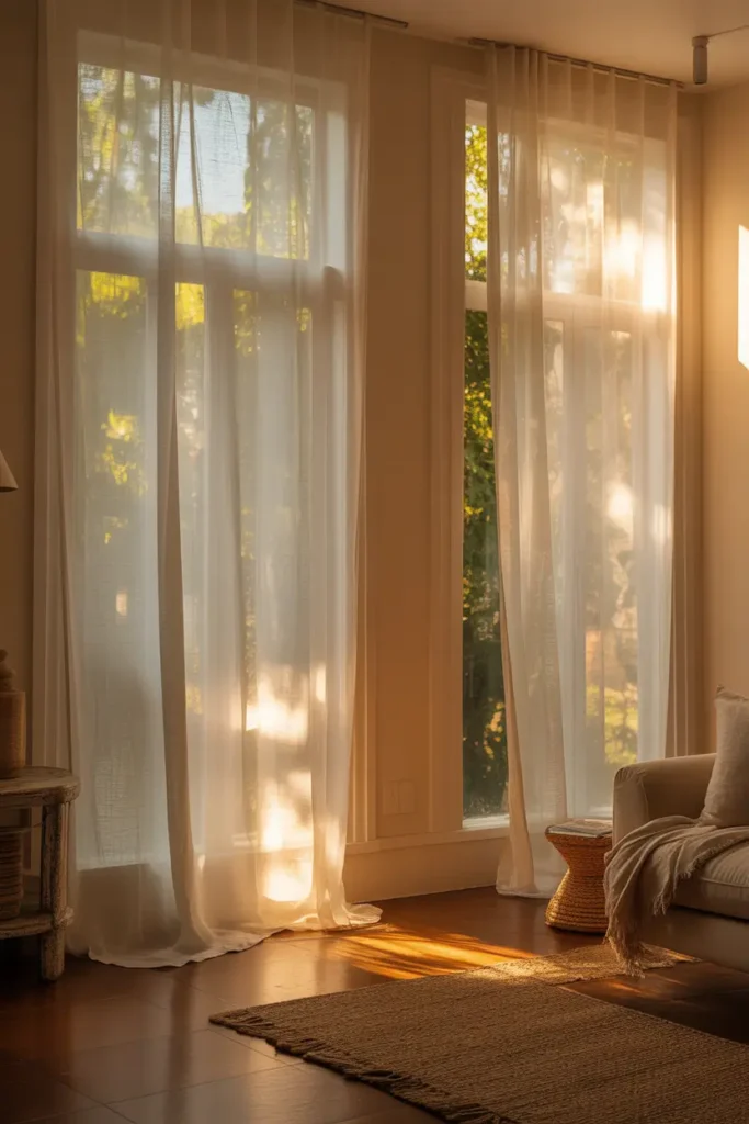 Sheer Curtains That Welcome Natural Brightness