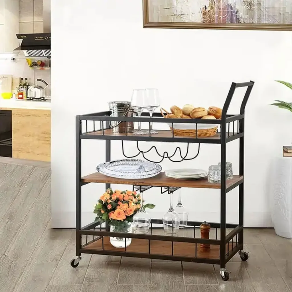 Slim Rolling Cart Storage
