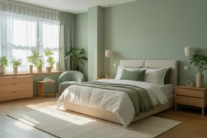 Soft Green Bedroom Ideas for Peaceful Apartments