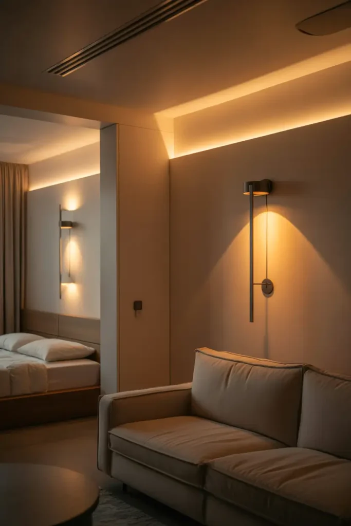 Wall-Mounted Lighting That Saves Floor Space
