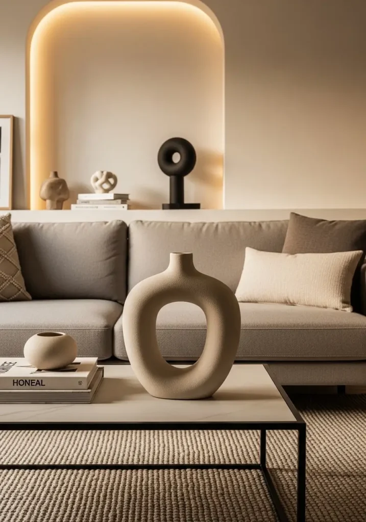 Add Sculptural Decor Pieces