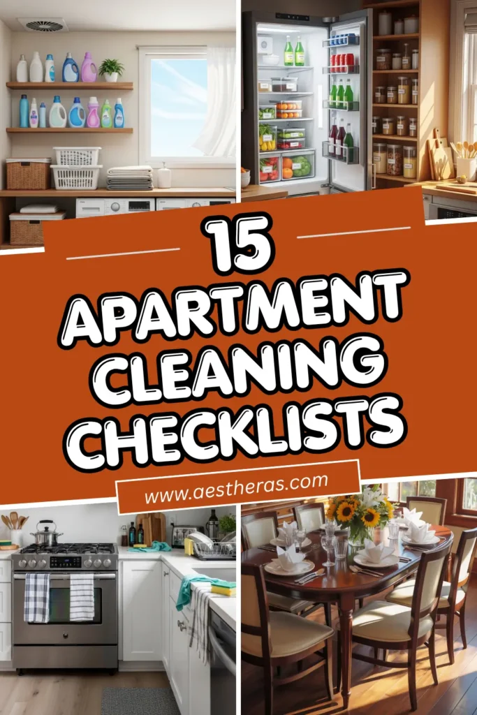 Apartment Cleaning Checklists for Every Corner of Your Home