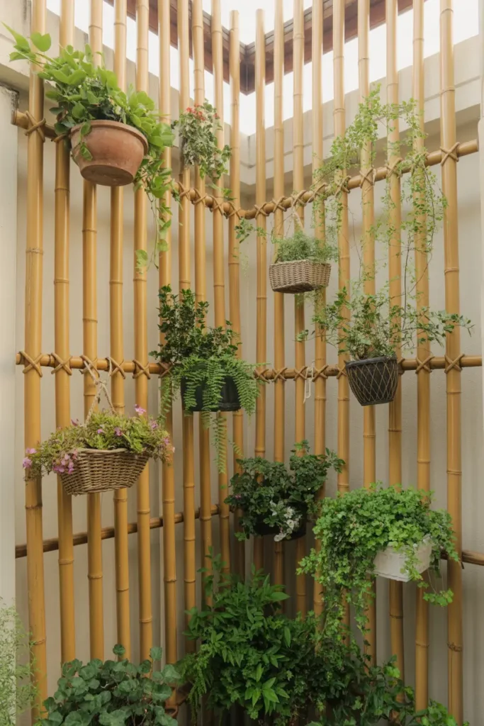 Bamboo Vertical Garden Frame