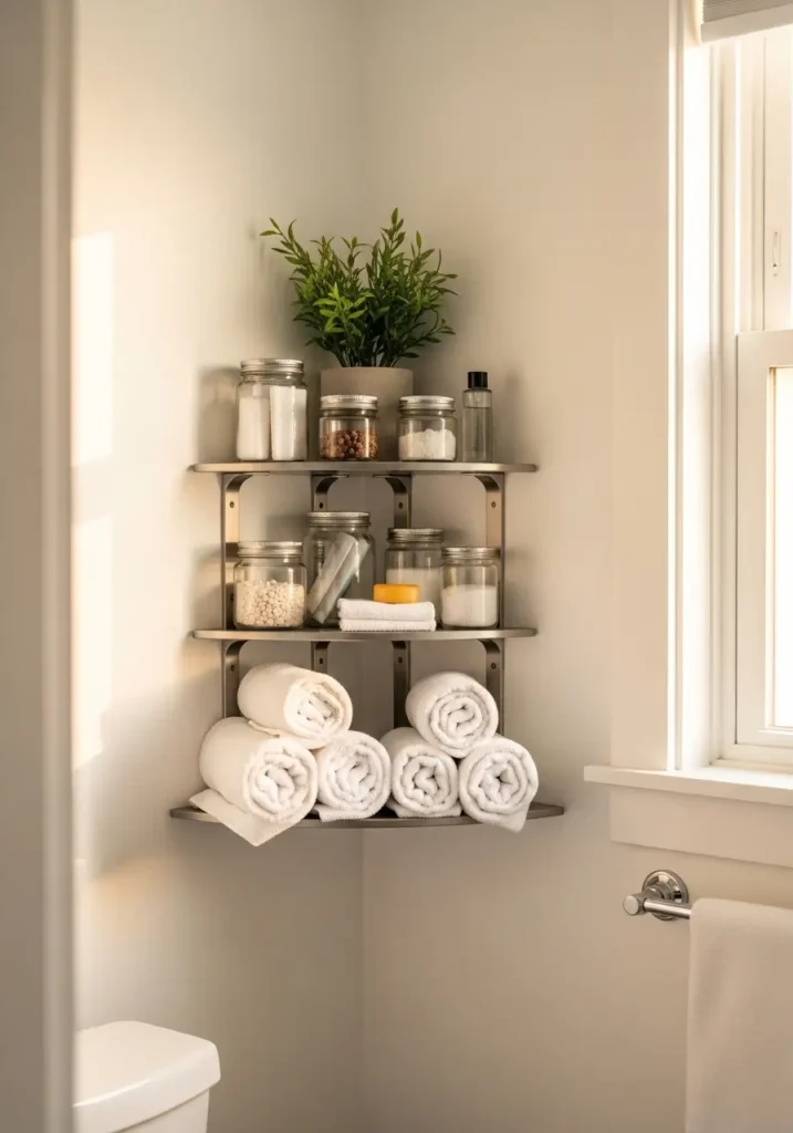 Corner Shelves for Tight Spaces