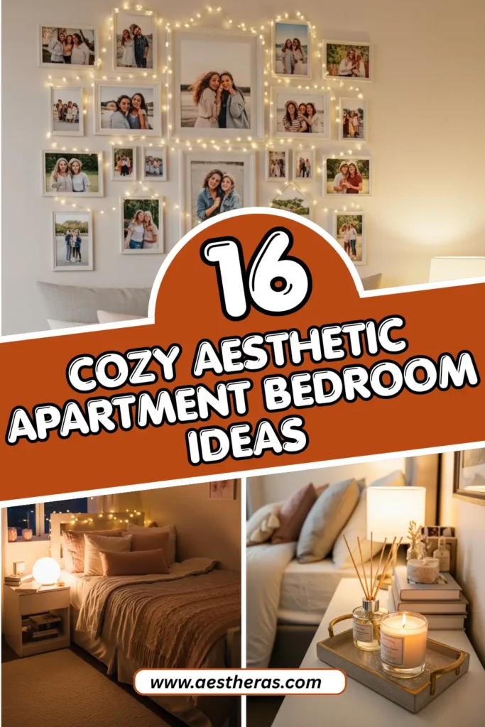 Cozy Aesthetic Apartment Bedroom Ideas for College Life
