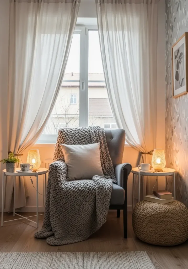 Cozy Window Reading Nook