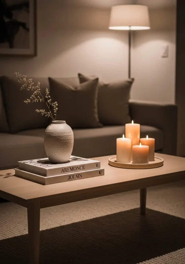 Keep Coffee Table Styling Minimal
