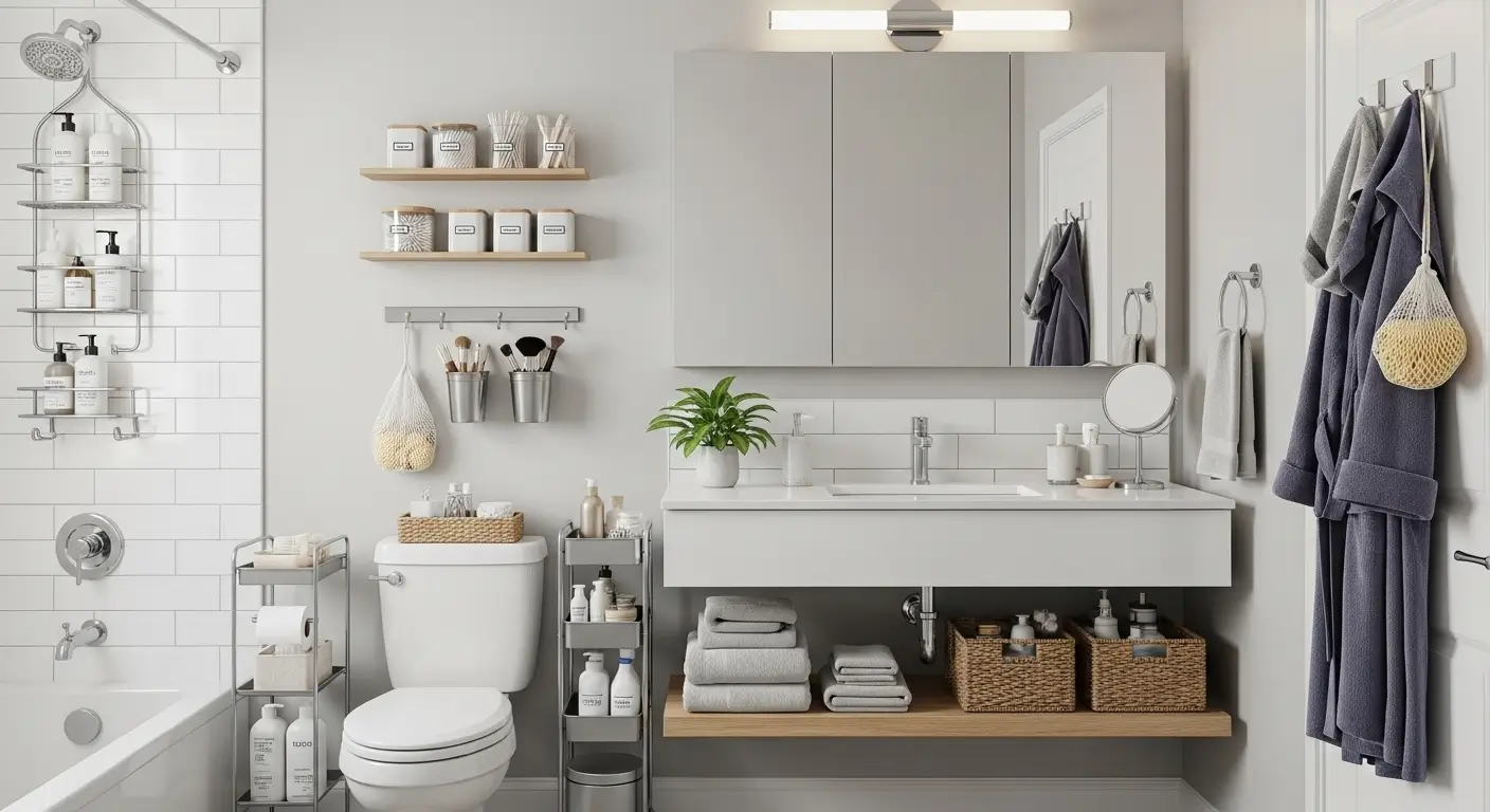 Quick Apartment Bathroom Organization for Busy Lifestyles
