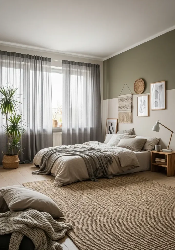 Relaxed Floor Mattress Bedroom