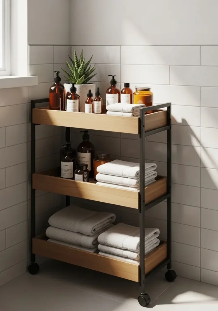 Rolling Cart for Flexible Storage