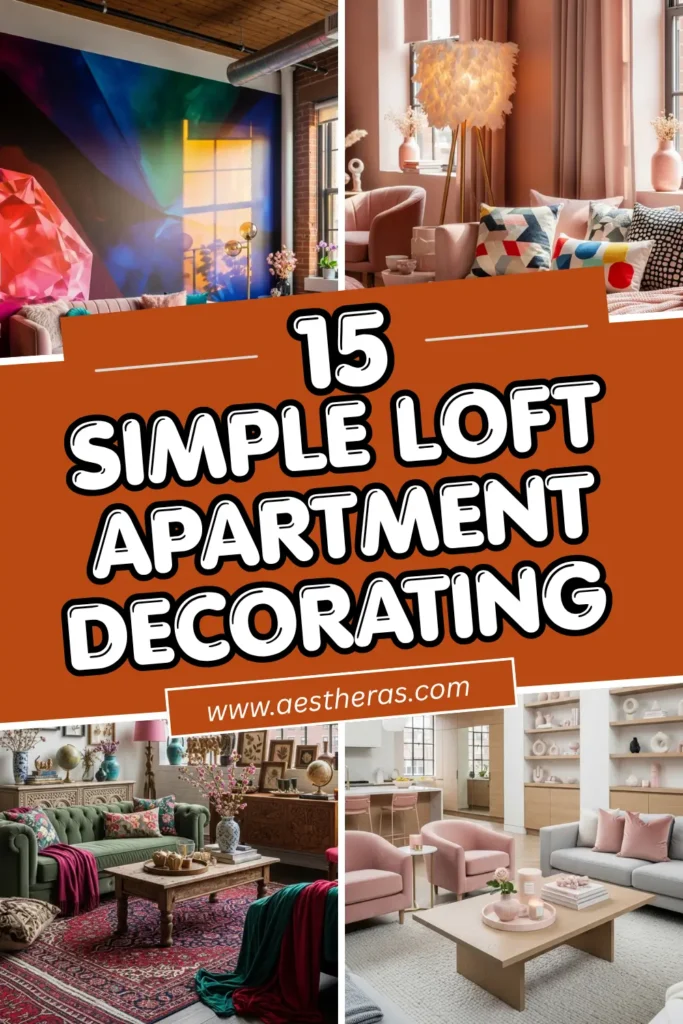Simple Loft Apartment Decorating Ideas for Warm Homes
