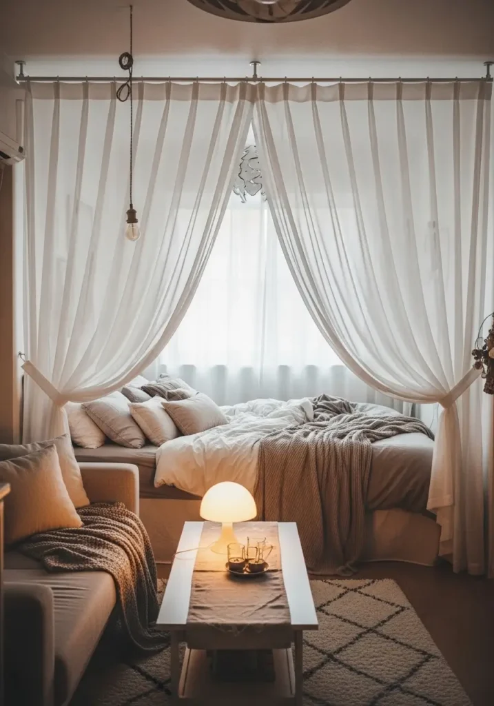 Soft Curtain Room Divider