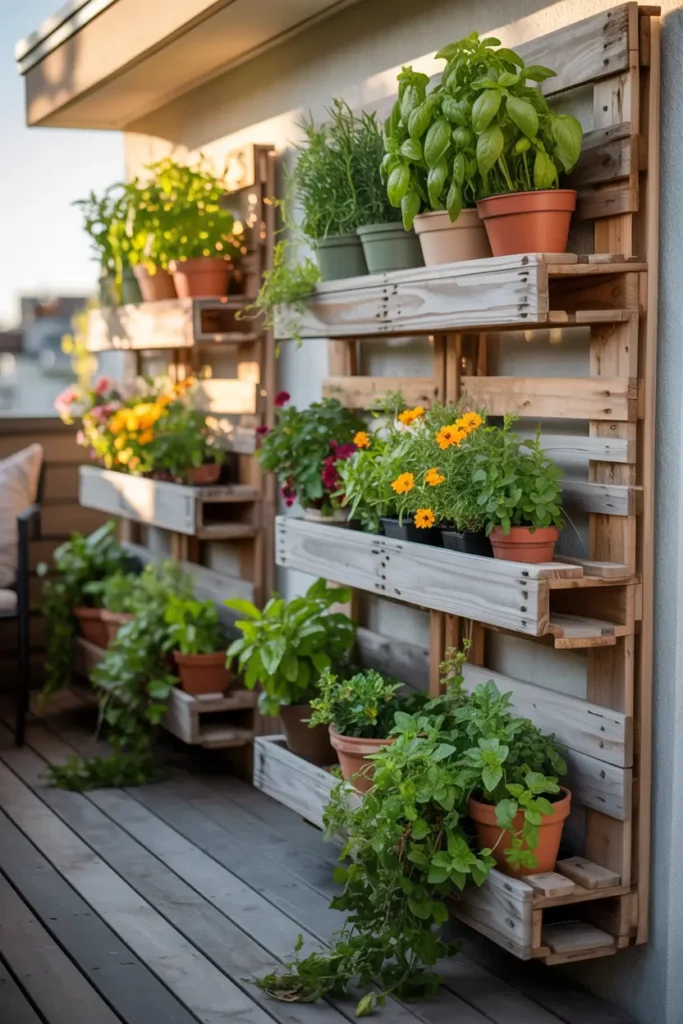 Vertical Pallet Plant Wall