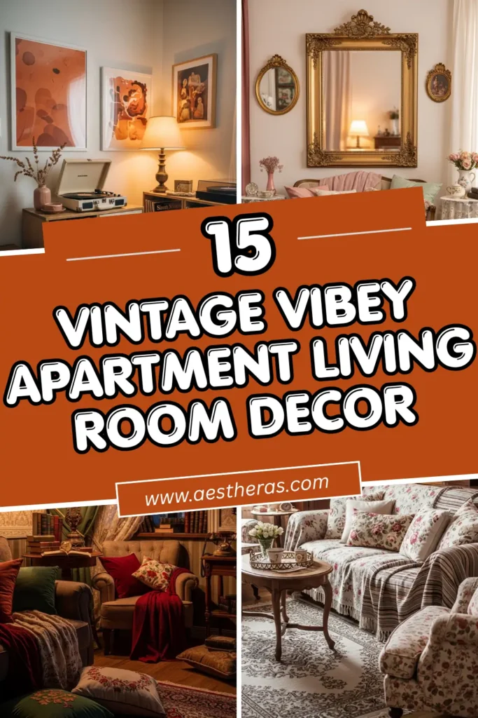 Vintage Vibey Apartment Living Room Decor Ideas At Home