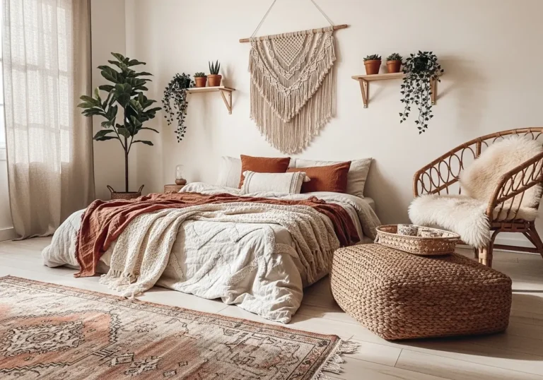 Calm Boho Bedroom Ideas for a Dreamy Earthy Retreat Now
