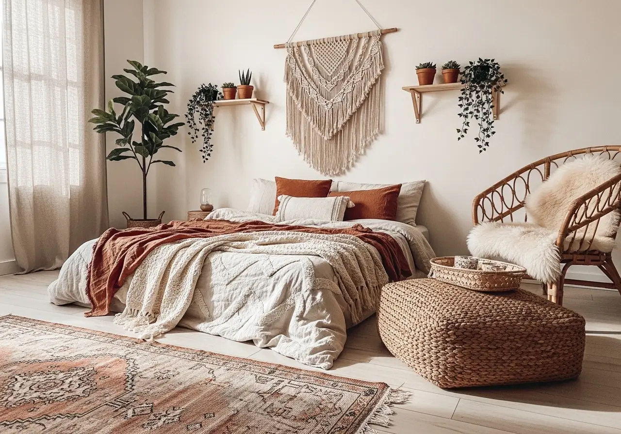 Calm Boho Bedroom Ideas for a Dreamy Earthy Retreat Now