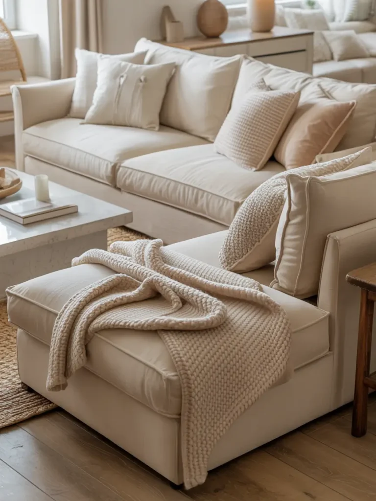 Cream Sofa Styling