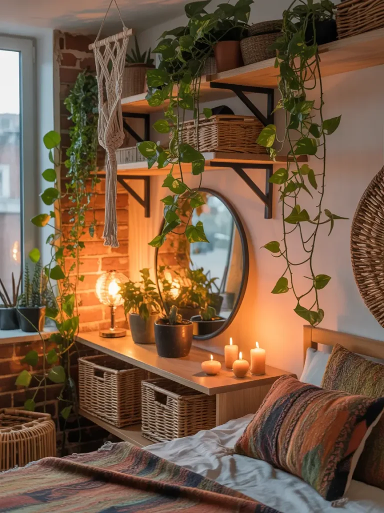 Earthy Boho Corner