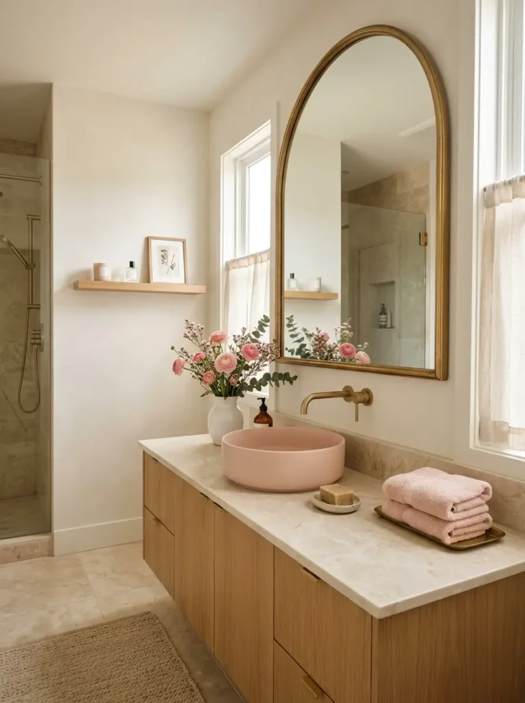 Gold Framed Mirror