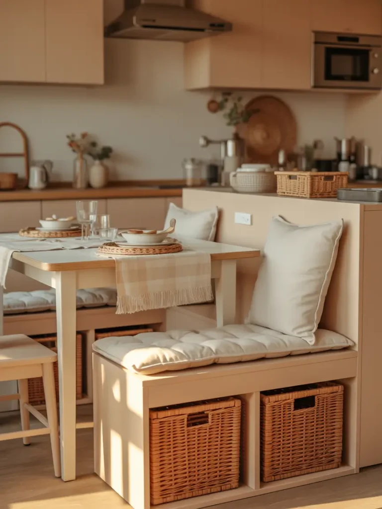 Hidden Bench Storage
