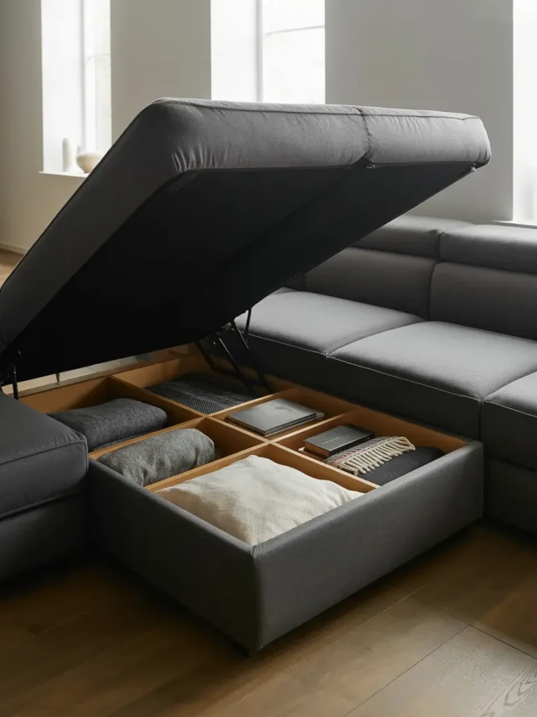 Hidden Sofa Storage