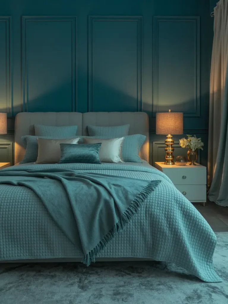 Layered Teal Luxe Retreat