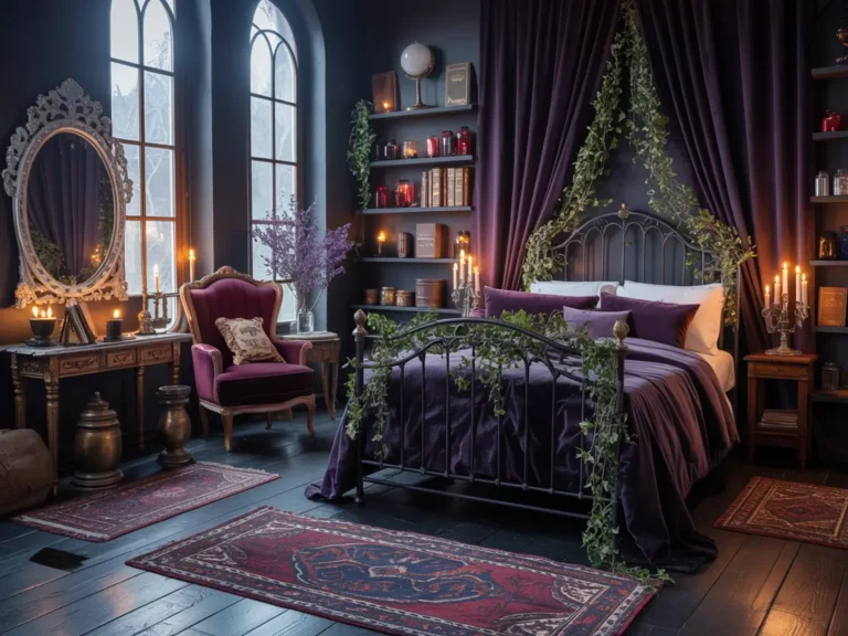 Magical Witchy Bedroom Decor for a Darkly Beautiful Look