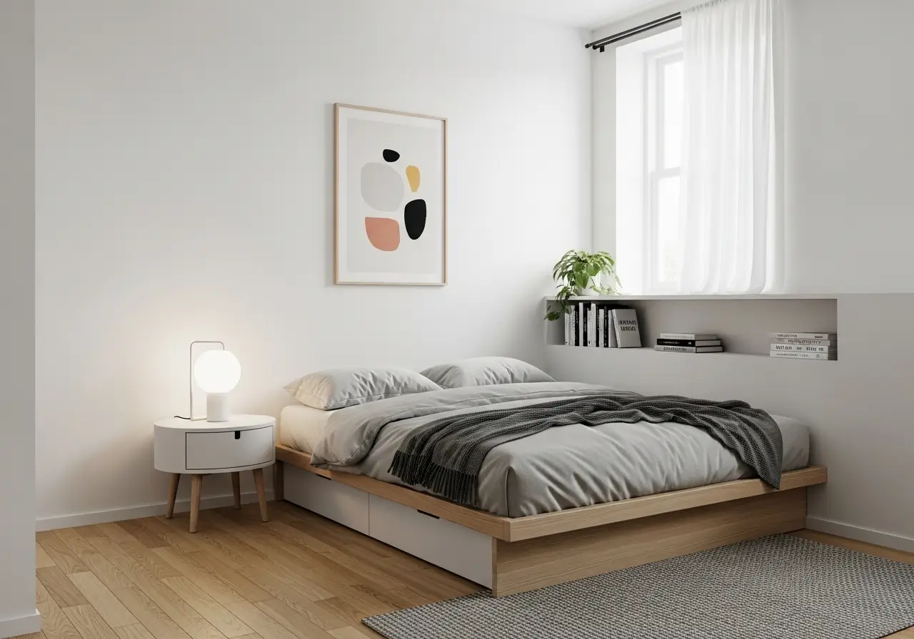 Minimalist Studio Apartment Bedroom Ideas for Small Spaces
