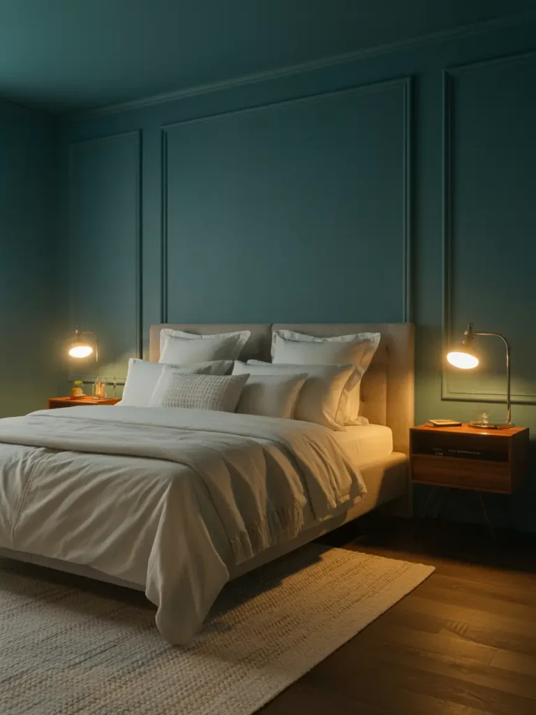 Moody Teal Paint Palette