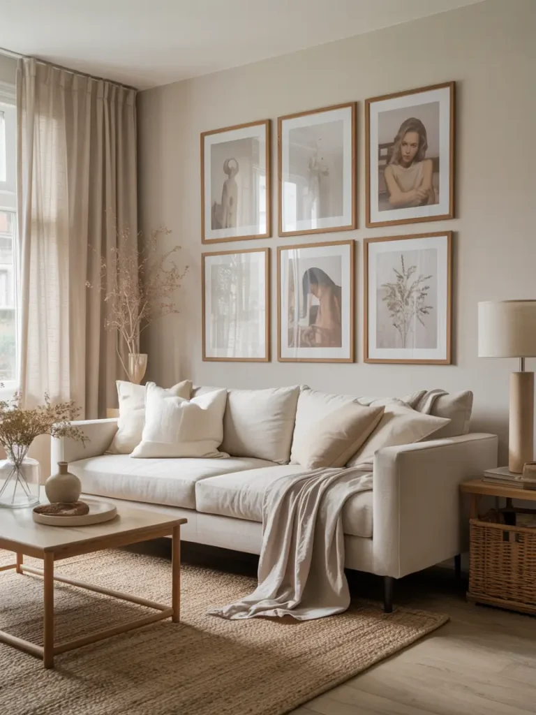 Neutral Gallery Walls