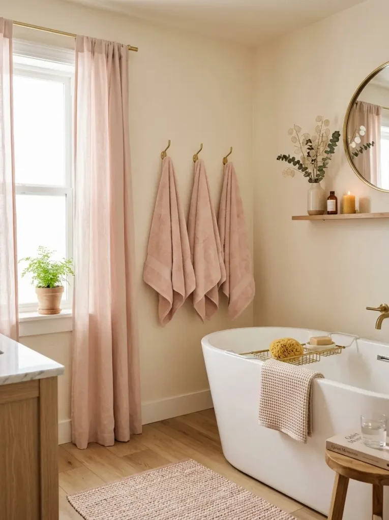 Pale Pink Linen Touches