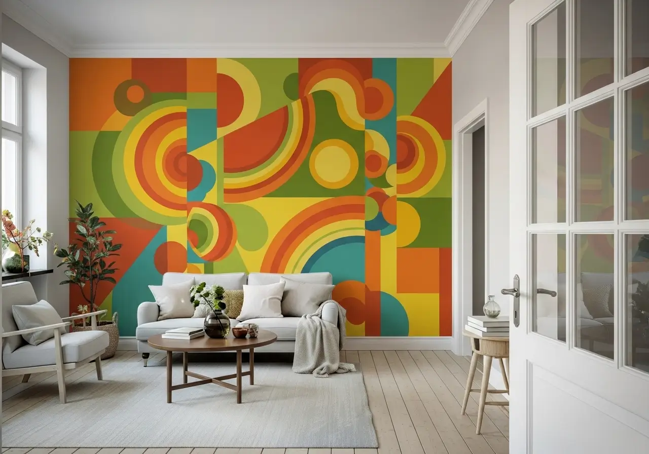 Retro Apartment Wall Art That Makes Small Rooms Pop