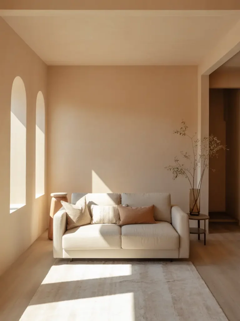 Sand Beige Bold Neutral Wall