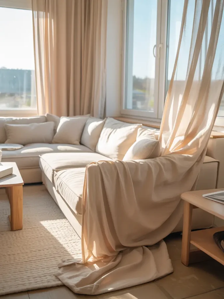 Sheer Curtain Calm
