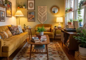 Small Retro Apartment Decor Ideas for Cozy Vintage Home