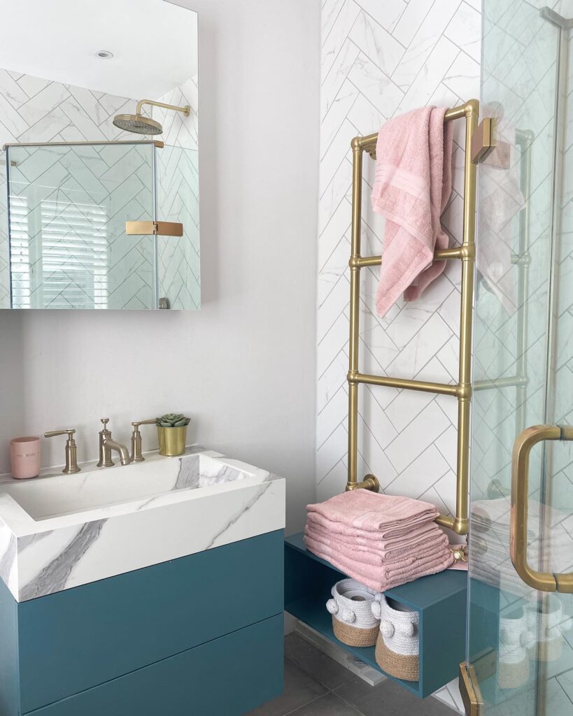 Soft Pink Towels
