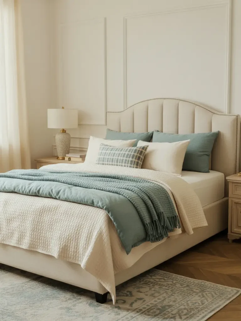 Teal and Cream Harmony