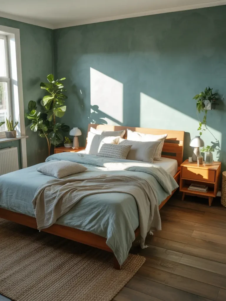Teal and Wood Natural Balance