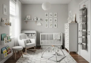 Tiny Apartment Baby Nurseries With Space-Saving Decor