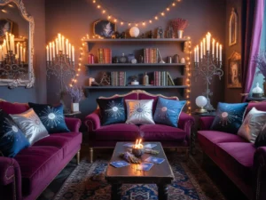 Whimsigoth Living Room Designs for a Dreamy Look