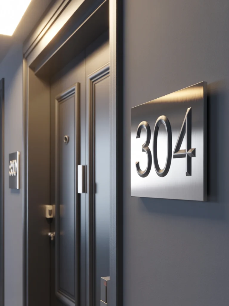 Add Apartment Number Decor