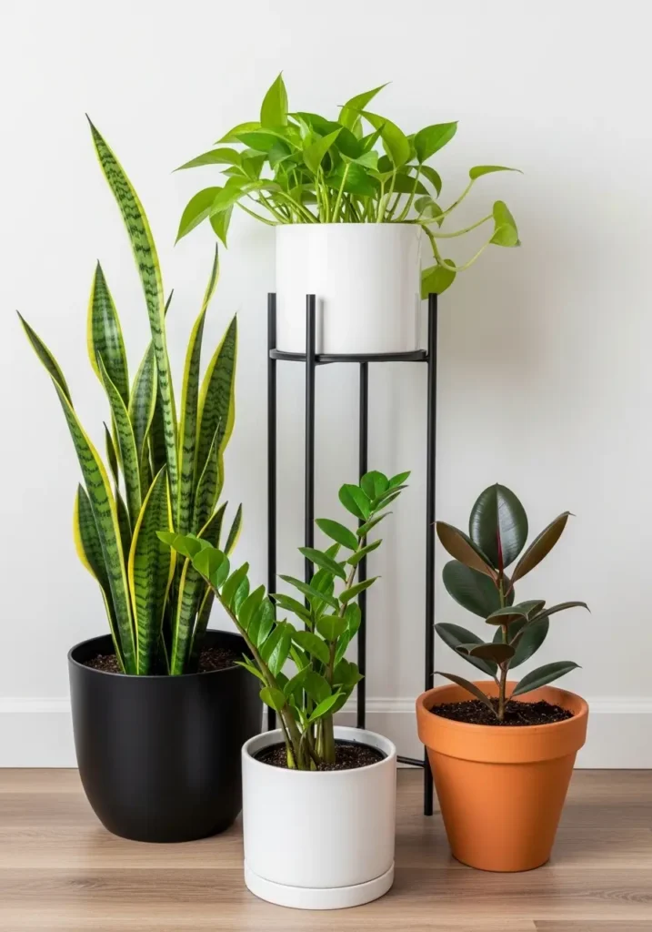 Add One or Two Low-Maintenance Plants
