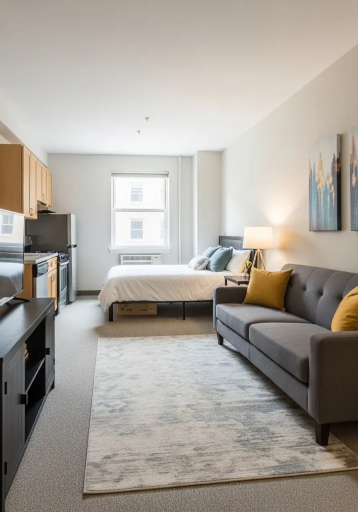 Add a Rug to Define the Space