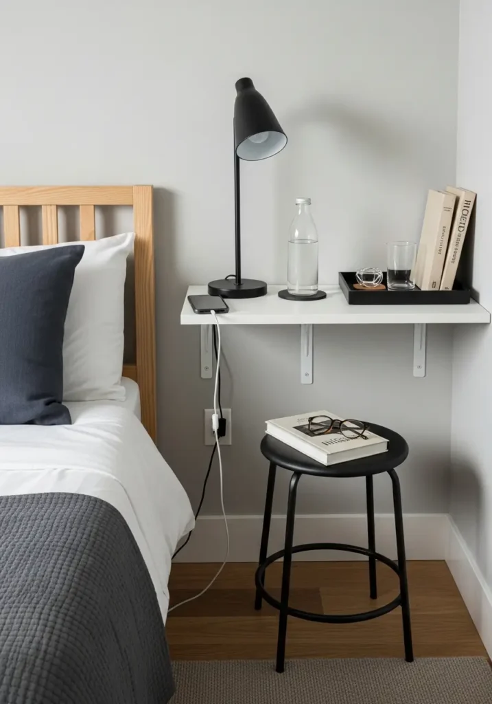 Add a Small Bedside Surface