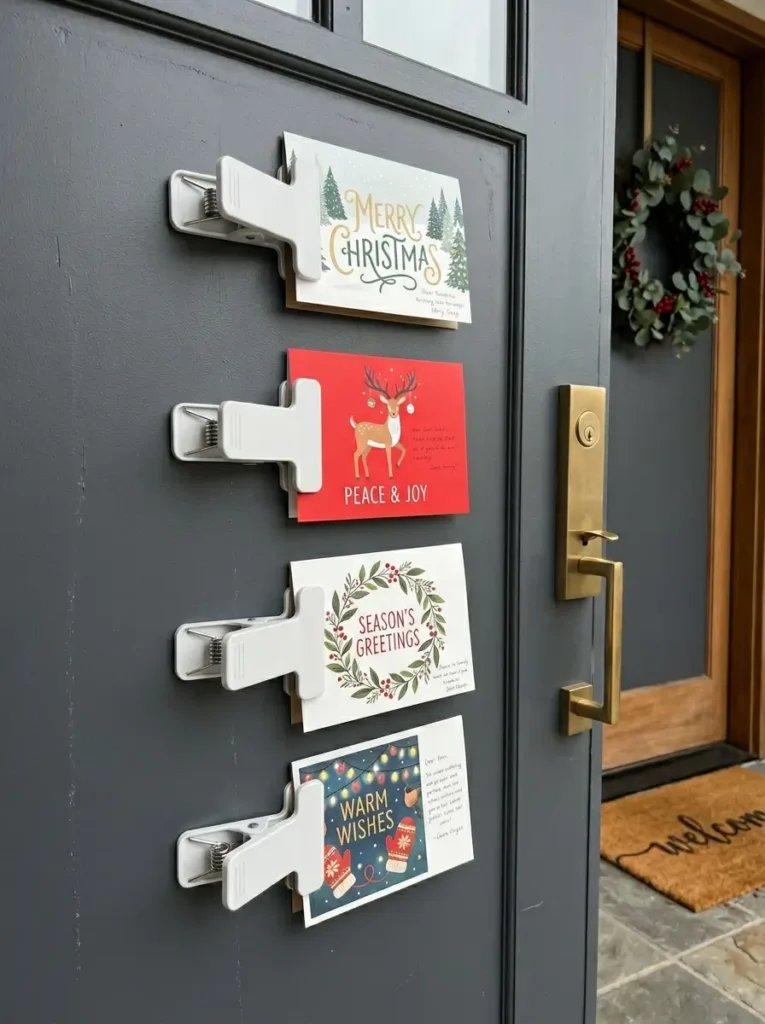 Add a no-damage magnetic accent if you have a metal door