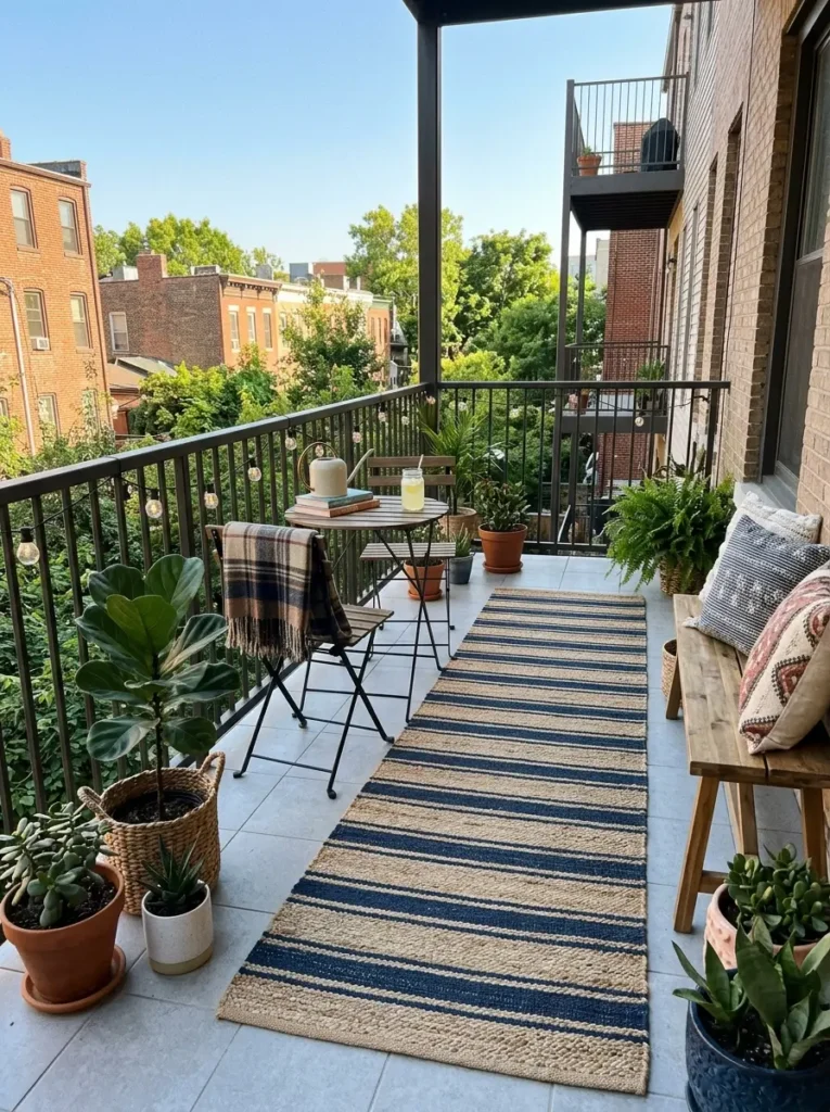 Add an Outdoor Runner Rug