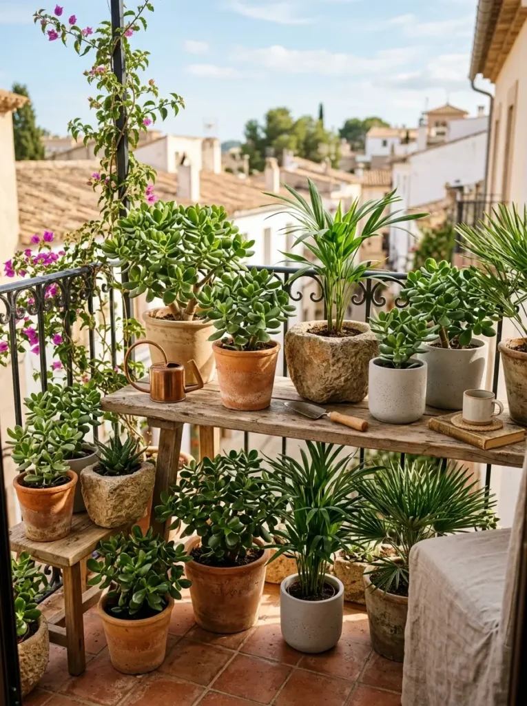 Add plants in neutral planters